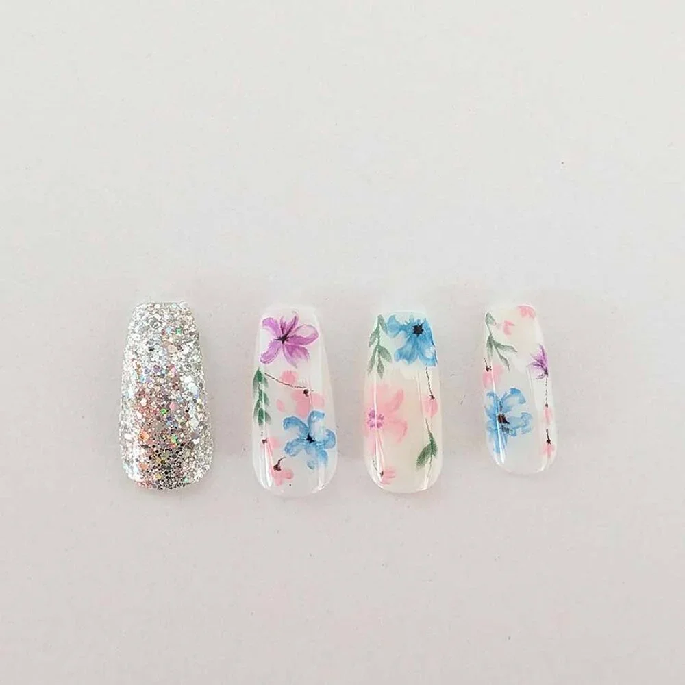 Kiss Voguish Fantasy Nails Long Length - Milk Bath